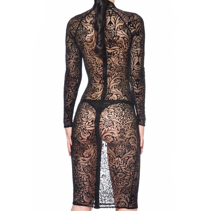 Robe Effet Tatou Azia Maori De Patrice Catanzaro 2 Robe Effet Tatou Azia Maori De Patrice Catanzaro – Image 2