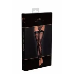 Bas Autofixants En Tulle Ornés De Velours & Fixation Wetlook – Noir Handmade -Sextoys boutique bas autofixants en tulle ornes de velours fixation wetlook noir handmade 4