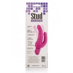 CalExotics Vibro Double Pénétration Bendie Stud Pink -Sextoys boutique bendie power stud over under pink 2