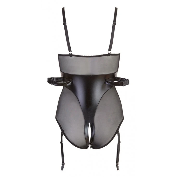 Body Bondage Porte-jarettelles Et Menottes De Bras - Cottelli Collection 5 Body Bondage Porte-jarettelles Et Menottes De Bras - Cottelli Collection – Image 5