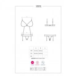 Body Culotte Ouverte Laluna - Obsessive -Sextoys boutique body laluna culotte ouverte obsessive 4