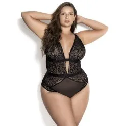 Body Sexy Dentelle Et Cœur - Mapalé Lingerie -Sextoys boutique body sexy dentelle et coeur mapale lingerie 4