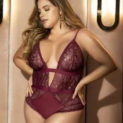 Body Sexy Dentelle Et Cœur - Mapalé Lingerie -Sextoys boutique body sexy dentelle et coeur mapale lingerie 5