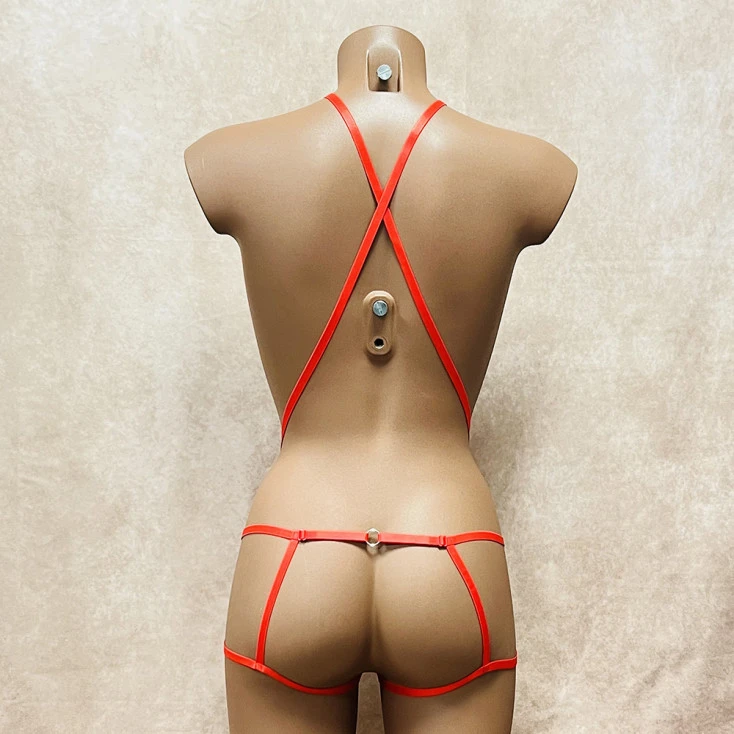 Collection Exclusive Paradise Boutik Body Shorty Ouvert & Brides Extensibles 2 Collection Exclusive Paradise Boutik Body Shorty Ouvert & Brides Extensibles – Image 2