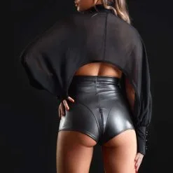 Boléro Noir Transparent 'New Jersey' - Patrice Catanzaro -Sextoys boutique bolero noir transparent new jersey patrice catanzaro 3