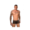 Boxer Dentelle Noire Pour Homme - Eros Veneziani