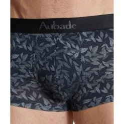 Aubade Paris Boxer Trunk Homme ‘Leaves’ - Aubade & Baptiste Giabiconi -Sextoys boutique boxer trunk homme leaves aubade baptiste giabiconi 2