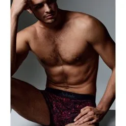 Aubade Paris Boxer Trunk Homme ‘Old Tattoo Rouge’ - Aubade & Baptiste Giabiconi -Sextoys boutique boxer trunk homme old tattoo rouge aubade baptiste giabiconi 2