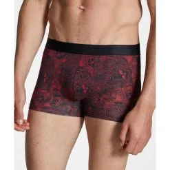 Aubade Paris Boxer Trunk Homme ‘Old Tattoo Rouge’ - Aubade & Baptiste Giabiconi