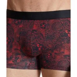 Aubade Paris Boxer Trunk Homme ‘Old Tattoo Rouge’ - Aubade & Baptiste Giabiconi -Sextoys boutique boxer trunk homme old tattoo rouge aubade baptiste giabiconi 3