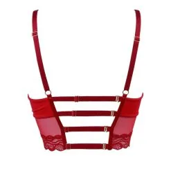 Bustier Bonnets Pleins à Strass Képi – Luxxa -Sextoys boutique bustier bonnets pleins a strass kepi luxxa 2