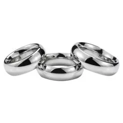Cockring Donuts En Acier Inoxydable - 20 Mm De Largeur -Sextoys boutique cockring donuts en acier inoxydable 20 mm de largeur 2