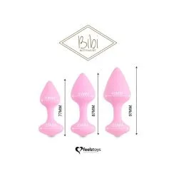 Coffret 3 Plugs Anaux 'Bibi' - FeelzToys -Sextoys boutique coffret 3 plugs anaux bibi feelztoys 3