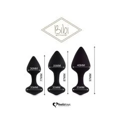 Coffret 3 Plugs Anaux 'Bibi' - FeelzToys -Sextoys boutique coffret 3 plugs anaux bibi feelztoys 5