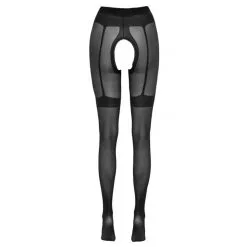 Cottelli Collection Collants Ouverts Sur Les Fesses Effet Porte-Jarretelles – Cottelli -Sextoys boutique collants ouverts sur les fesses effet porte jarretelles cottelli 4