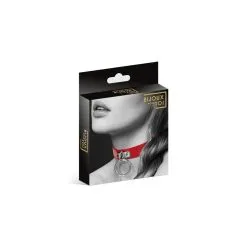 Collier Fétish Rouge - Bijoux Pour Toi -Sextoys boutique collier fetish rouge bijoux pour toi 3