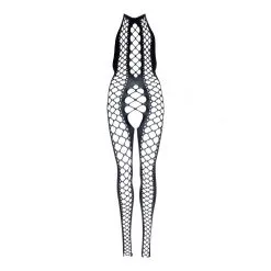Combinaison En Résille Col Halter Et Dos Nu – Leg Avenue -Sextoys boutique combinaison en resille col halter et dos nu leg avenue 3