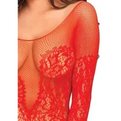 Combinaison Fendue En Résille - Leg Avenue -Sextoys boutique combinaison fendue en resille leg avenue 5