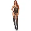 Combinaison Dentelle Filet Jacquard - Leg Avenue