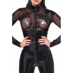 Combinaison ‘Sasha’ En Tulle Et Vinyle – Patrice Catanzaro -Sextoys boutique combinaison sasha en tulle et vinyle patrice catanzaro 2