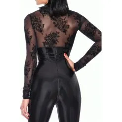 Combinaison ‘Sasha’ En Tulle Et Vinyle – Patrice Catanzaro -Sextoys boutique combinaison sasha en tulle et vinyle patrice catanzaro 3