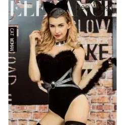 Costume Sexy Cat Women - 4 Pièces