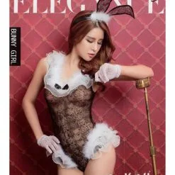 Déguisement Sexy Bunny Girl - 4 Pièces
