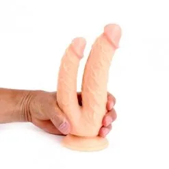 Dildo Double Pénétration à Ventouse Diamètres Différents - Kiotos Cox -Sextoys boutique dildo double penetration 19 cm ventouse diametres differents kiotos cox 3