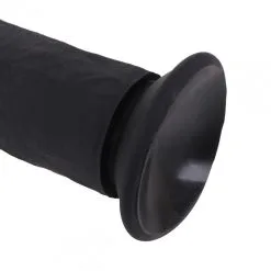 Dildo Prépuce à Ventouse Black 25 Cm - Kiotos Cox -Sextoys boutique dildo prepuce a ventouse black 25 cm kiotos cox 4