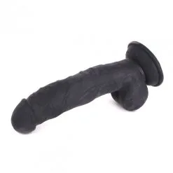 Dildo Testicules à Ventouse Black 22 Cm - Kiotos Cox -Sextoys boutique dildo testicules a ventouse black 22 cm kiotos cox 2
