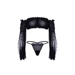 Ensemble 2 Pièces Bandeau Et String Noirs - Leg Avenue 9 Ensemble 2 Pièces Bandeau Et String Noirs - Leg Avenue -Sextoys boutique ensemble 2 pieces bandeau et string noirs leg avenue 4