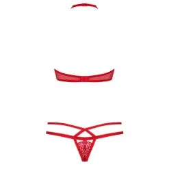Ensemble 2 Pièces Dentelle Et Brides Rouge – Obsessive -Sextoys boutique ensemble 2 pieces dentelle et brides rouge obsessive 3