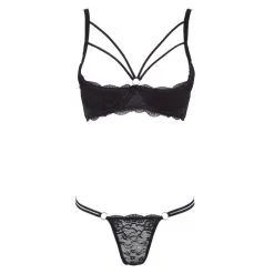 Ensemble 2 Pièces Dentelle Soutien-gorge Ouvert Et String – Cottelli Collection -Sextoys boutique ensemble 2 pieces dentelle soutien gorge ouvert et string cottelli collection 2