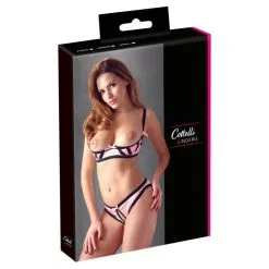 Ensemble 2 Pièces Rose Bonbon- Cottelli Collection -Sextoys boutique ensemble 2 pieces rose bonbon cottelli collection 4