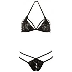 Ensemble 2 Pièces Soutien-gorge Et String Ouvert - Cottelli Collection -Sextoys boutique ensemble 2 pieces soutien gorge et string ouvert cottelli collection 5