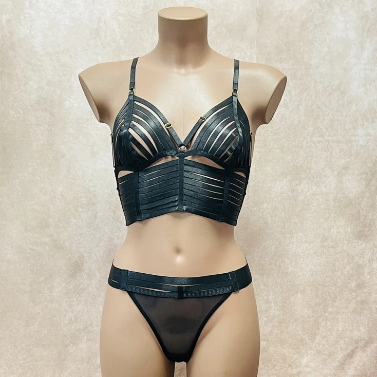 Collection Exclusive Paradise Boutik Ensemble 2 Pièces Top Bustier Et String Brides Extensibles 3 Collection Exclusive Paradise Boutik Ensemble 2 Pièces Top Bustier Et String Brides Extensibles – Image 3