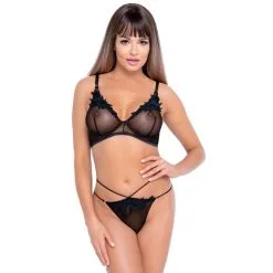 Cottelli Collection Ensemble 2 Pièces Transparent - Cottelli Lingerie