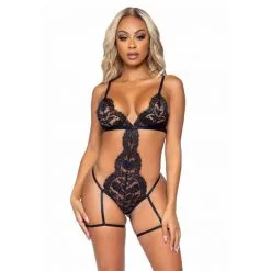 Ensemble 3 Pièces Body String Effet Porte-jarretelles, Kimono, Ruban à Nouer – Leg Avenue -Sextoys boutique ensemble 3 pieces body string effet porte jarretelles kimono ruban a nouer leg avenue 3