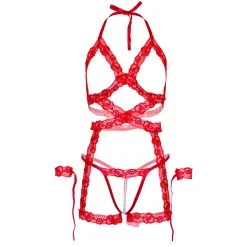 Ensemble 3 Pièces Dentelle Bondage – Leg Avenue -Sextoys boutique ensemble 3 pieces dentelle bondage leg avenue 3