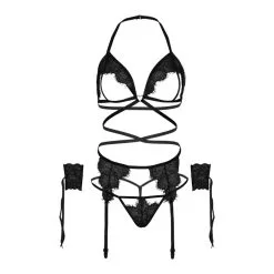 Ensemble 4 Pièces Brides Et Dentelle – Leg Avenue -Sextoys boutique ensemble 4 pieces brides et dentelle leg avenue 6