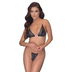 Cottelli Collection Ensemble Dentelle Et Bretelles Transparentes – Cottelli Lingerie