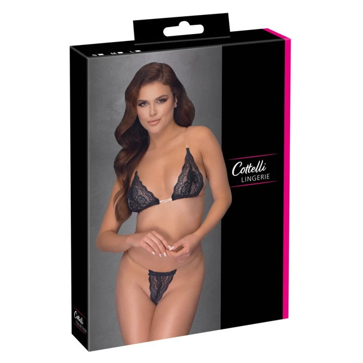 Cottelli Collection Ensemble Dentelle Et Bretelles Transparentes – Cottelli Lingerie 5 Cottelli Collection Ensemble Dentelle Et Bretelles Transparentes – Cottelli Lingerie – Image 5