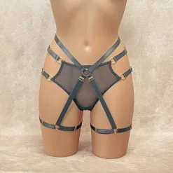 Collection Exclusive Paradise Boutik Ensemble Élastique Culotte Et Porte-Jarretelles Avec Jarretières