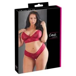 Ensemble Grande Taille Soutien-gorge & String Fendu - Cottelli Collection 7 Ensemble Grande Taille Soutien-gorge & String Fendu - Cottelli Collection -Sextoys boutique ensemble grande taille soutien gorge string fendu cottelli collection 3