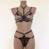 Collection Exclusive Paradise Boutik Ensemble Lingerie 3 Pièces Dentelle Et Brides Élastiques