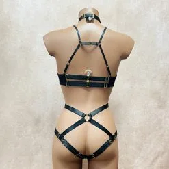 Collection Exclusive Paradise Boutik Ensemble Soutien-gorge & Culotte Ouverts Brides Extensibles -Sextoys boutique ensemble soutien gorge culotte ouverts brides extensibles 1