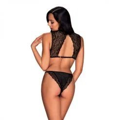 Ensemble Soutien-Gorge Et Culotte En Dentelle Et Paillettes - Obsessive -Sextoys boutique ensemble soutien gorge et culotte en dentelle et paillettes obsessive 1