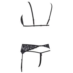 Ensemble Soutien-gorge Et String Ouverts, Porte-jarretelles - Cottelli Collection -Sextoys boutique ensemble soutien gorge string ouverts et porte jarretelles cottelli collection 2