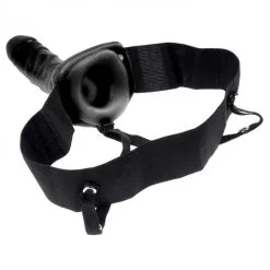 Pipedream Products FFS For Him Or Her Hollow Strap-On Black -Sextoys boutique ffs for him or her hollow strap on black 2