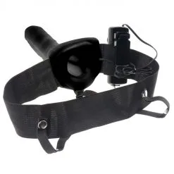 Pipedream Products FFS For Him Or Her Vibrating Hollow Strap-On Black 8 Pipedream Products FFS For Him Or Her Vibrating Hollow Strap-On Black -Sextoys boutique ffs for him or her vibrating hollow strap on black 2